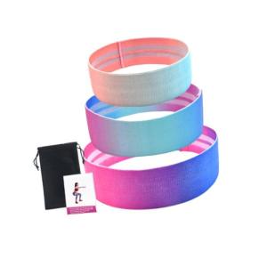 China Virson 3pcs Hip Elastic Band Anti Resistance Bands Loop Exercise Strap For Stretching Fitness Ladies factory