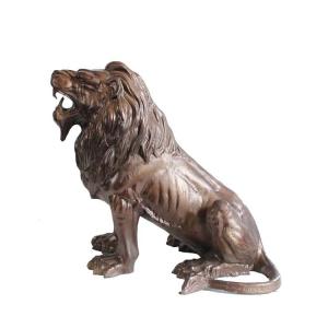 China SGS H130cm Outdoor Metal Sculpture Life Size Animal Garden Ornaments factory