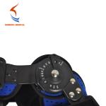 High quality good design black adjustable knee orthopedic brace