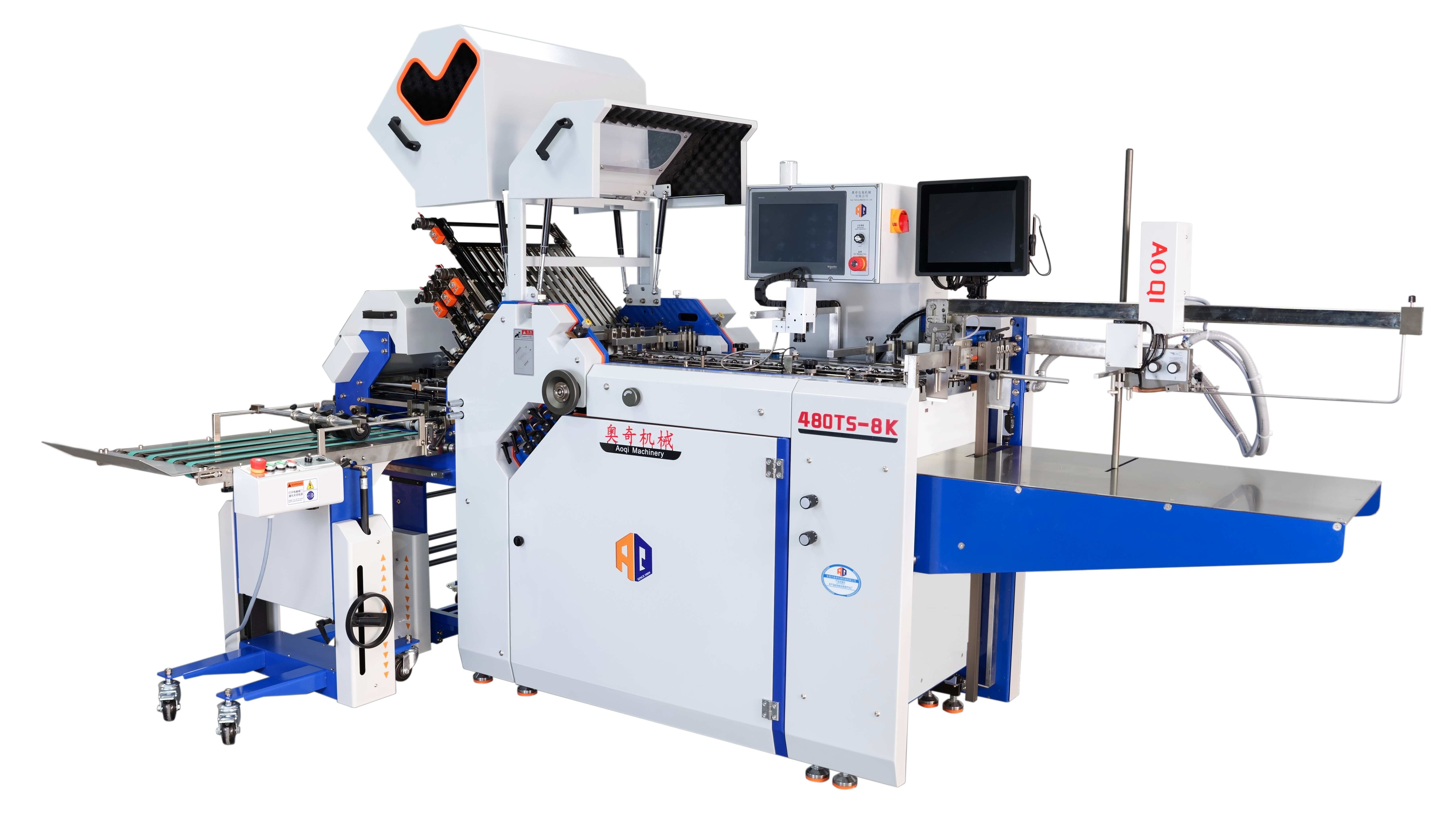 480mm Industrial Paper Folding Machine with Cross Knife Folder for Folded Booklet