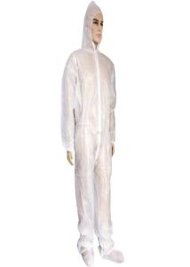 China Breathable Disposable Coverall Suit For Laboratories / Heavy Dust Environments factory