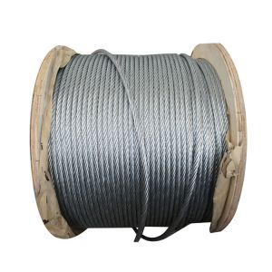 7x7 Construction Galvanized Aircraft Cable 1/16 Inch Diameter