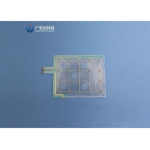 Waterproof Transparent Membrane Push Button Switch Dome Array With Keypads