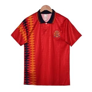 China Classic Spain 1994 Home National Team Football Jersey With Customized Numbers factory
