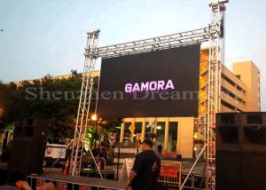 China 8mm Pixel Pitch Advertise Led Display Panels , Outdoor LED Screen Hire 1R1G1B factory