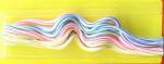 10 Pcs Colorful Twisted Long Skinny Birthday Candles Disposable Unscented