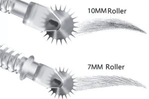 China 5G Weight Microblading Eyebrows Wheel Needle Sliver &amp; Transparent Color factory