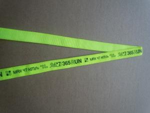 China Custom Balck Nylon and Spandex Printed Stretch Neck Tape , Binding Tape for Garment factory