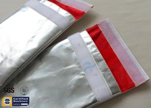 China Fireproof Bag Document 1022℉ Fire Resistant Pouch Fiberglass Silver Smooth factory