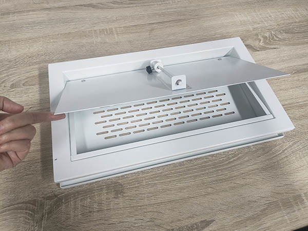 Clean Room Relief Damper , Pressure Damper For 2" Sandwich Panel