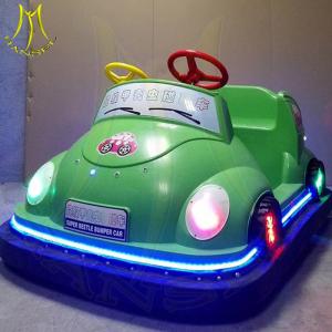 China Hansel amusement park indoor plastic toy bumper car kids electric car factory