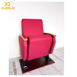 China Upholstered Aesthetic University Church Chairs Tip Up Seat Standard Size factory
