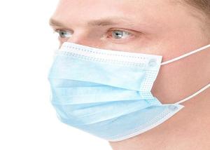 China Anti Bacterial Disposable Face Mask Three Layer Virus Protection Mask factory