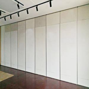 China Banquet Hall Aluminum Frame foldable Partition Wall / Acoustic Movable Walls factory