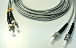 China ST Armoured Fiber Pigtails Patch Cords For Data Center / Telecom Network factory