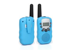 China 3~5KM Range Small Walkie Talkie Toy Blue Color With Loud And Clear Horn Sound factory