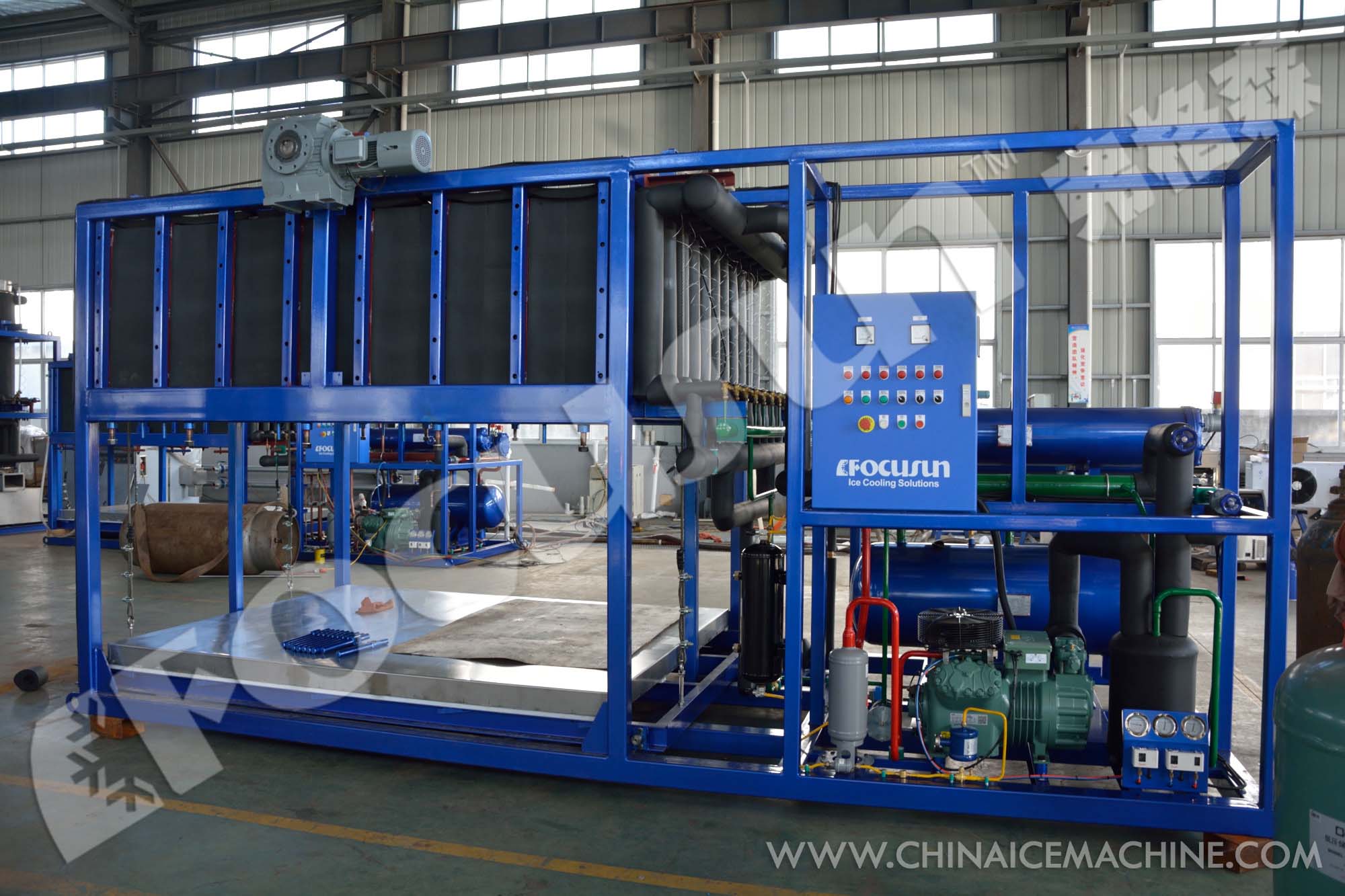 Industrial Ice Block Machine with 5 Ton Daily Production and Direct Cooling System