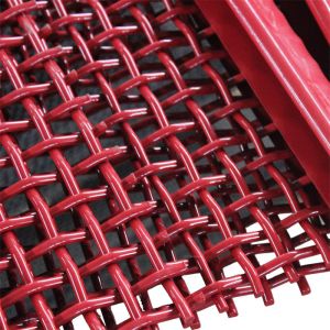 High Quality 65Mn Crimped Wire Mesh for Crushing Plant Woven Steel Wire Mesh