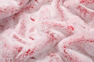 China Solid Red Imitation Rabbit Fur Polyester Faux Bunny 150cm factory