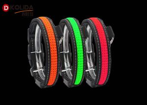 China Small / Medium Size LED Nylon Pet Personalized Dog Collars Luminious factory