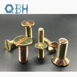 China DIN8245 Fine Mechanics Slotted Countersunk Head Screw on sale