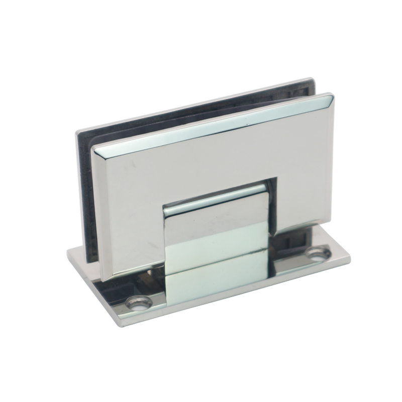 Stainless Steel Frameless Glass Hinge for 90 Degree Bathroom Shower in Hotel Setting