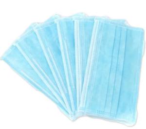 China High Filtering Rate Disposable 3 Ply Face Mask , Disposable Earloop Face Mask factory