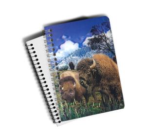 China Spiral Animal Design 3 D Lenticular Notebook 3D Stationery for Children factory