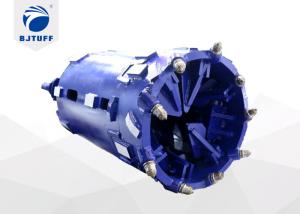 China Q345/460 NM400 Pebble Rock Drilling Piling Bucket With Core Barrel Cutting Ring factory