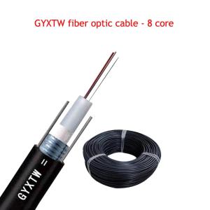 China GYXTW Central Tubular Metal Armoured Cable G652D SM MM steel tape for long distance communication and LAN factory