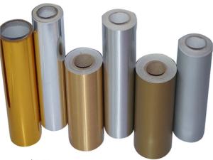 China UV Resistant PET Metallic Color Cutting Vinyl Film 0.06mm For Advertising factory