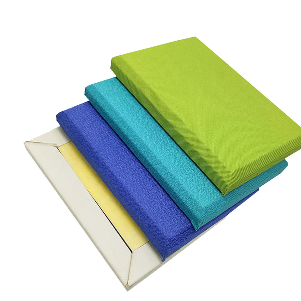 Cinema KTV Fabric Acoustic Panel Anti Collision Decorative Sound Absorbing Wall Panels
