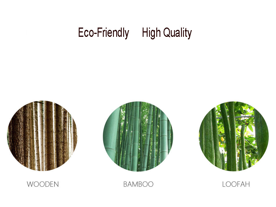Kolinsky Hair Natural Boar Bristle SPA Facial Brush Organic Bamboo Massage Bath Brush
