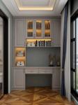 Customized Modern PVC Kitchen Cabinets L Shape Classic Grey Kitchen Cabinet