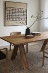 General Home Furniture Modern Solid Wood Dining Table Set for Dining Room and