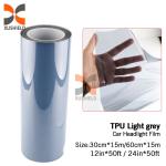 XUSHIELD High Quality TPH TPU Car Headlight Tint Film Light Black Smoke Black
