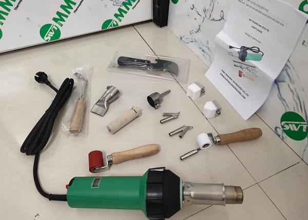 230v 1600w Hot Air Welding Machine For Tarpaulin Pvc Banner And Single Ply