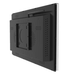 China Black TFT Wall Kiosk 23.6&quot; Wall Mountable Touch Screen Monitor factory