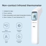 White Non Contact Infrared Thermometer Medical Materials Accessories