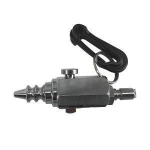 China Adjustable Scuba Diving Accessories , Silver Stainless Steel Air Nozzle with clip factory