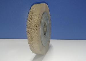 China Precision Gear Deburring Brush Wheel , Aluminium Oxide Filament Wheel Brushes factory