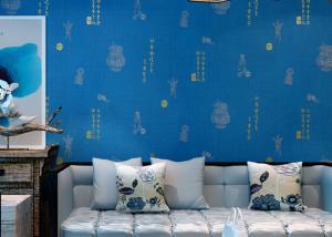 China Chinese Pattern Wide Room Decoration Wallpaper Non woven with SGS Test factory
