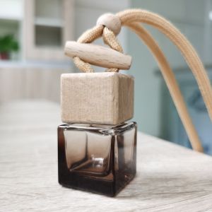 7ml New Color Hanging Fragrance Diffuser Car Pendant Perfume Square Wooden Cap