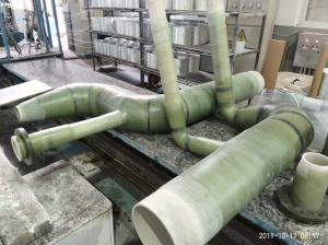 China Pressure 50PSI-150PSI FRP Pipe Green Glass Reinforced Pipe factory