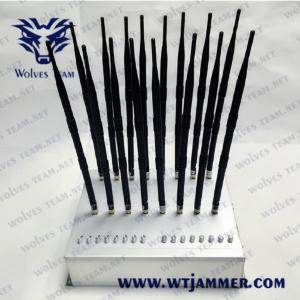 China Desktop Cell Phone Signal Blocking Jammer GPS WIFI 5.8G 3G 4G 5G factory