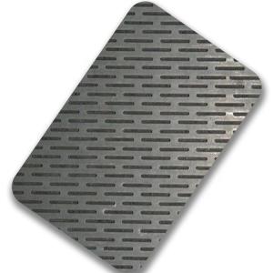 China Custom SUS 304 316 316l 3mm Perforated Stainless Steel Sheet For Dining Hall Screen factory