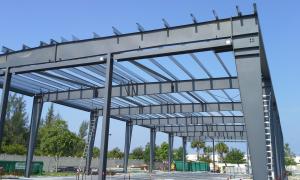 China Q355b Steel Structure Fabricated Industrial Steel Building Warehouse Workshop factory