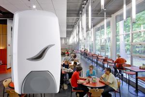 China Restaurant Food Industry Hand Sanitizer Dispenser / Manual Soap Dispenser factory