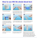 Ce Sexually Transmitted Disease Std Hiv Antibody Blood Test Device