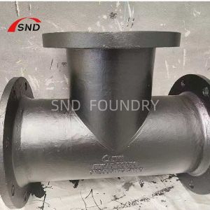 China ISO2531 Standard Ductile Iron Flanged Tee DN2000 Flanged Tee Fitting on sale